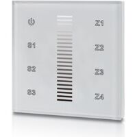 Panel tactile DALI monochrome - 4 zones - SUNRICHER