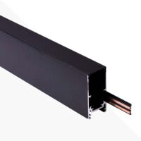 Rail magnétique en saillie 20mm 48V - 1 mètre - Noir