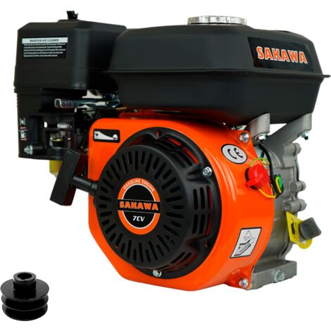 Moteur essence 4 Temps 208CC 7CV 19 mm + Moteur De Pôle (1/5)