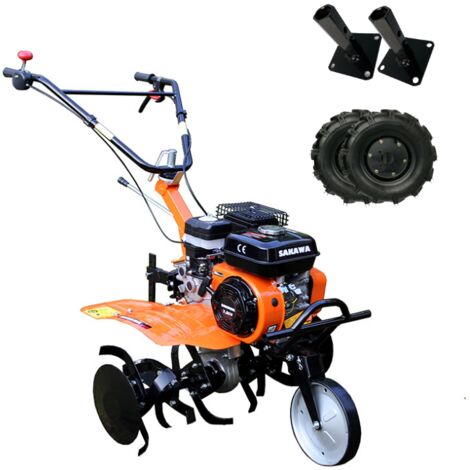 Motobineuse Start Manual 1G72 7.5CV 3v + Roues et Paires D'axes Fixes (1/5)