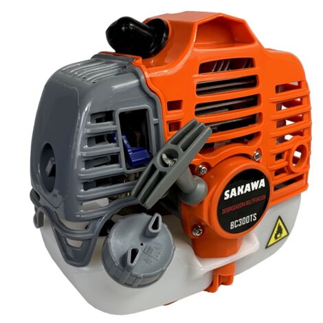 Sakawa – Moteur thermique 2 temps 25,4 cc – Puissance 1,4 CV – Démarrage manuel – Compatible débroussailleuses et taille-haies