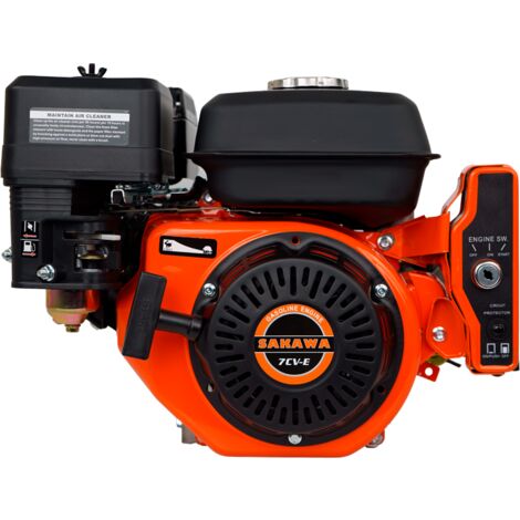 Sakawa – Moteur thermique 4 temps 208cc – Démarrage électrique – Puissance 7 CV – Arbre de transmission 19 mm – Réservoir 3,6L (1/5)