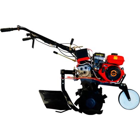 Sakawa – Motobineuse thermique 7CV – Moteur 4 temps 208cc – Largeur de travail réglable 50-85 cm – Profondeur de travail 17-35 cm