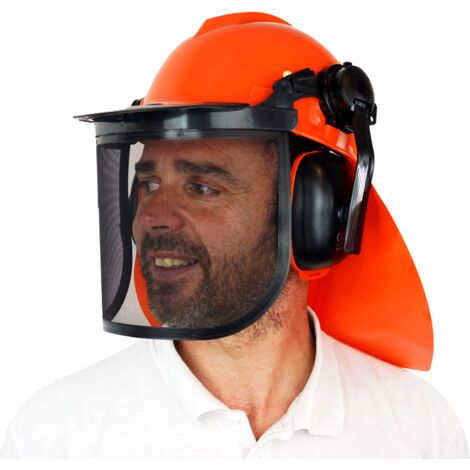 Casque de protection forestier