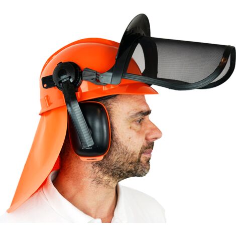 Casque de protection forestier