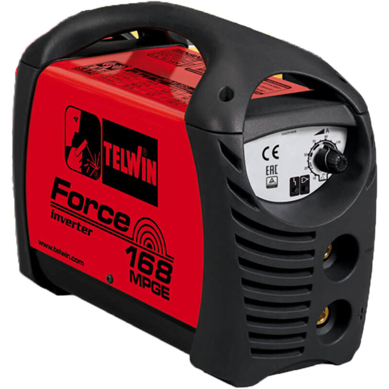 Telwin Force 168 MPGE Inverter-Schweißgerät – 230V, 50-60Hz, Einphasig, Für MMA-Schweißen
