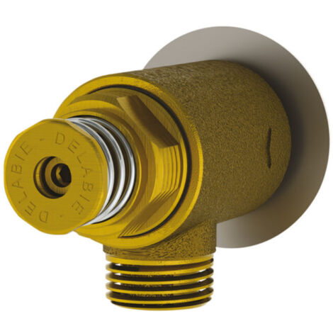 Robinet mural Delabie Tempostop 3l/min pour lave-mains temporisé