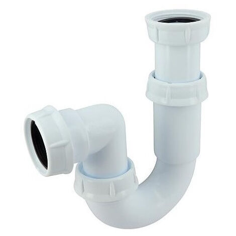 [204460-nicoll] Siphon évier Nicoll en P sortie D40 tube articulée hauteur réglable