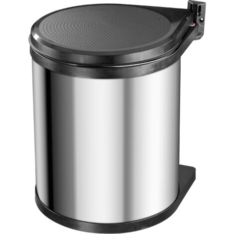 Hailo Compact-Box M, Einbau-Mülleimer, 15 ltr, Edelstahl