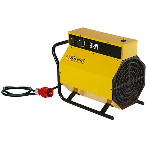 Sovelor - Mobile elektrische Heißluftheizung 9Kw- C9