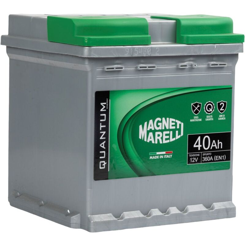 Magneti Marelli Batteria per auto 40AH 12V 330A EN1 per cassetta L0
