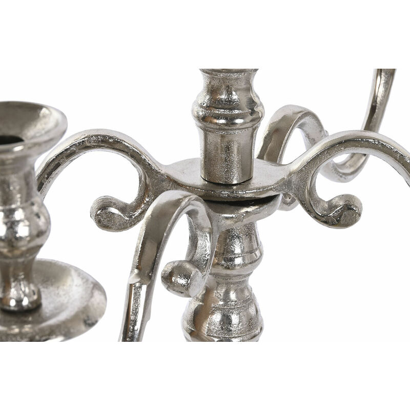 Candelabro DKD Home Decor 56 x 56 x 100 cm Argentato Alluminio