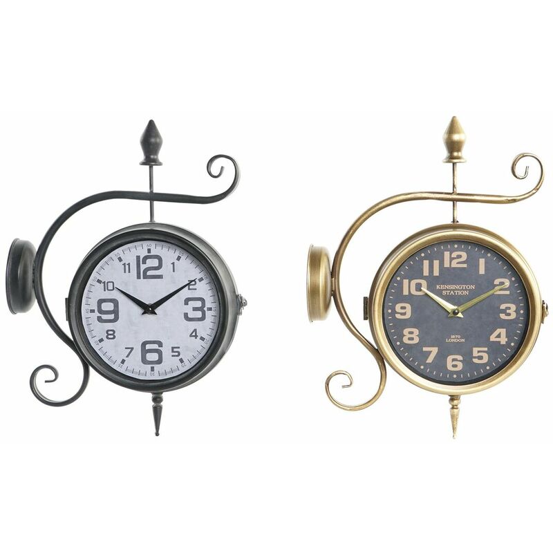 WOMO-DESIGN Orologio Grande da Parete Stockholm Ø85cm Rotondo in Ferro in  Stile Vintage Colore D'oro Mecanismo Silenzioso Orologio Decorativo Design  Retro da Apendere per Soggiorno / Ufficio /Cucina