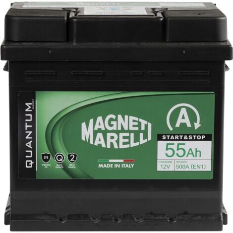 Magneti Marelli Batteria per auto Start&Stop 55AH 12V 500A EN1 per cassetta  L01