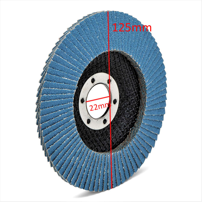 Disco Lamina Metal Discos Abrasivos De Lámina 125mm X 22.23mm - 10