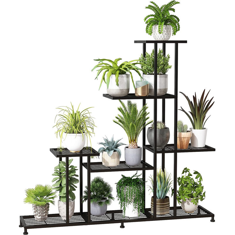 Maceta Mediterran Campana 60cm Antracita, Florus