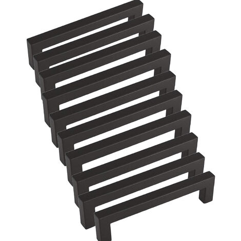 10 Uds. Manija negra para armario de cocina, manija para armario de cocina, manija para muebles de acero inoxidable negro de 128mm para puerta de armario de cocina