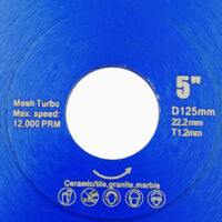 SHDIATOOL Disco De Corte De Diamante Turbo Blade 5 - Rueda De Corte