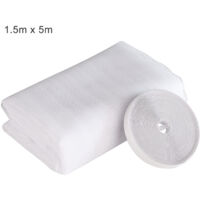 Mosquiteras para Ventana Malla de Nailon Antiinsectos de 150 x 500 cm con Tira Autoadhesiva