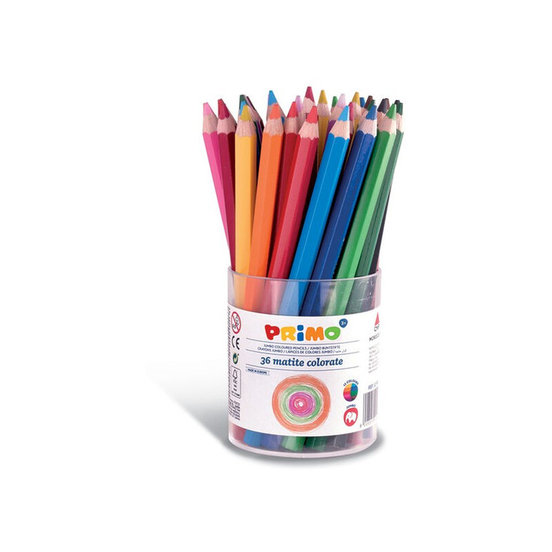 CONFEZIONE da 18 PASTELLI legno matite colorate SEVEN Mina Pro 4.0