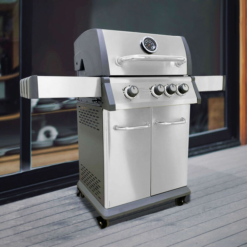 Russell Hobbs Barbecue con Piedistallo da Interno/Esterno 2400W Nero