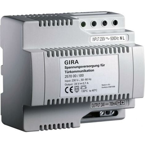 GIRA 257000 trasformatore Grigio