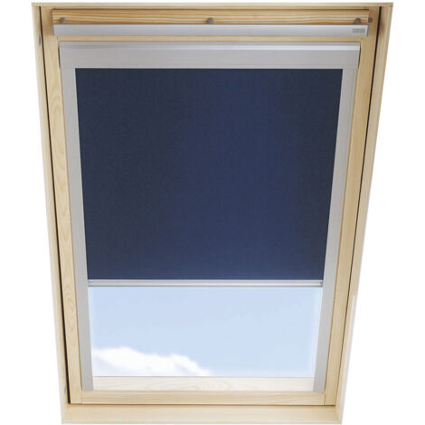 Store occultant pour fenêtre de toit VELUX, MK04 Bleu Foncé