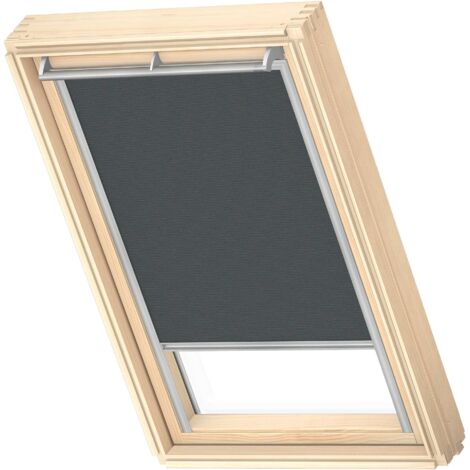 VELUX Collection Nature Store Occultant, C02, Cadre Argenté, Cave