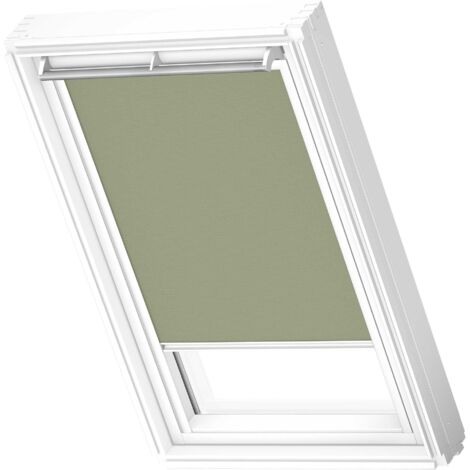VELUX Collection Nature Store Occultant - M06, M35, Cadre Blanc, Marsh
