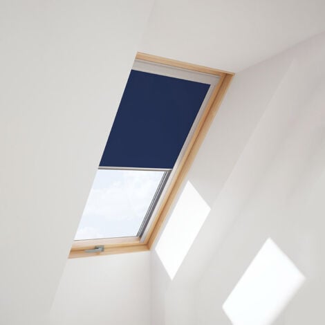 Store occultant pour fenêtre de toit VELUX, S06, 606, 4 Bleu Foncé