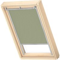 VELUX Collection Nature Store Occultant, MK04, Cadre Argenté, Marsh