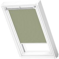 VELUX Collection Nature Store Occultant - MK04, Cadre Blanc, Marsh
