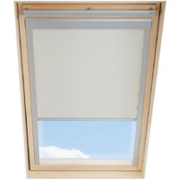Store occultant pour fenêtre de toit VELUX GGL S06 – Effet occultant total – Installation rapide – Polyester et caoutchouc anti-salissures – Itzala