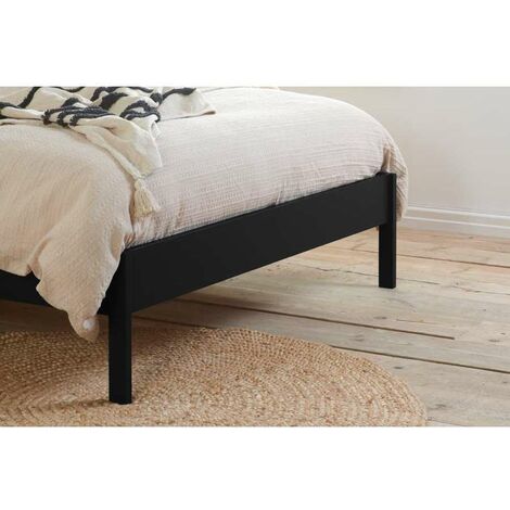 Margot King Rattan Bed Oak