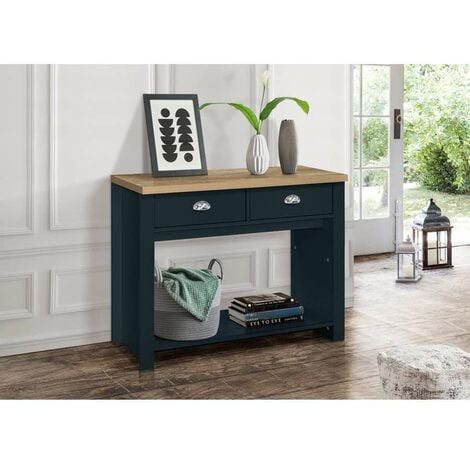 Dark grey deals entry table