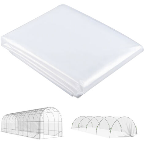 Bâche de serre extra épaisse 8x10m, film de jardin imperméable à l'eau avec protection contre les UV (1/5)
