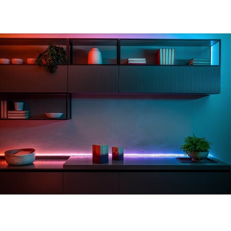 TWINKLY LINE Erweiterungsband weiß 1,5m 90 mehrfarbige RGB-LEDs - TWINKLY