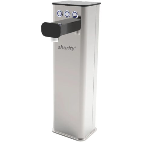 Colonnina meccanica 3 vie Shurity Kora con pulsanti Inox/Nera