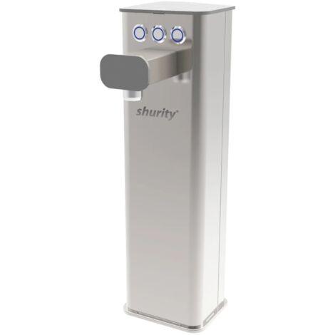 Colonnina meccanica 3 vie Shurity Kora con pulsanti Inox/Grigia