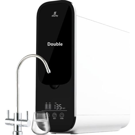Depuratore Acqua Osmosi inversa Shurity Duble 600 GPD + microfiltrazione 2 Vie - Acqua Liscia