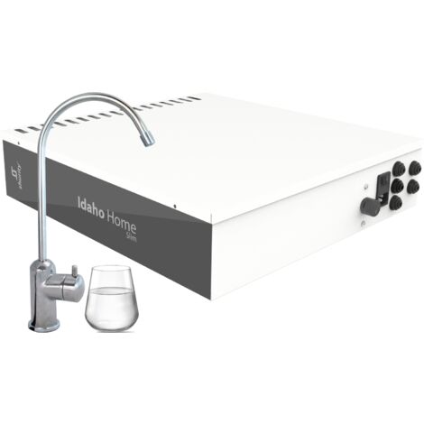 Shurity Idaho Home Silm Frigogasatore acqua con Filtrazione Sottozoccolo - 3 vie, Liscia, Gassata e Fredda