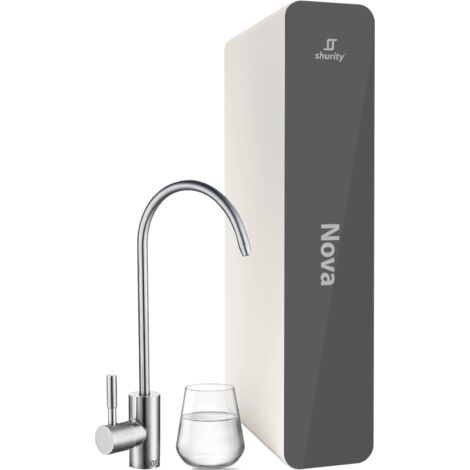 Shurity Nova Basic Depuratore acqua con Ultrafiltrazione Sottolavello - 1 via, Liscia Kit completo di Rubinetto