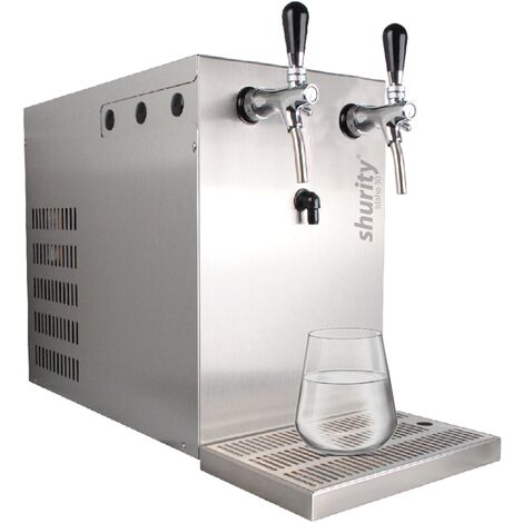Refrigeratore acqua con Filtrazione 30Lt/h. Soprabanco Shurity Idaho - 3 vie, Liscia, Gassata e Fredda