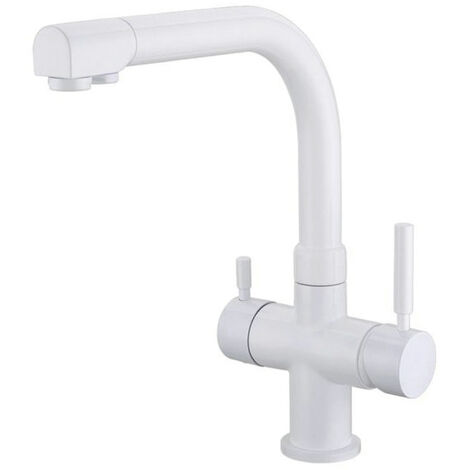 Rubinetto da cucina Shurity 420 4 vie 3/8" Bianco