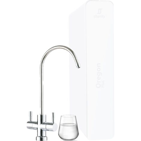 Depuratore acqua Osmosi inversa diretta 2 Vie Acqua Liscia/Gassata Shurity Oregon Plus 200GPD