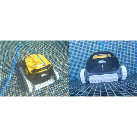 robot electrique de piscine fond, parois et ligne d'eau avec chariot - ms4