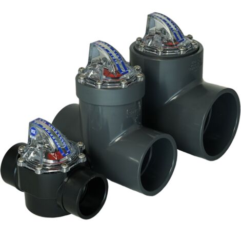 Débitmètre FlowVis®️ analogique Ø63 mm – Lecture stable en m³/h – Installation facile sans calibrage – Débitmètre 2 en 1 avec clapet anti-retour – Dryden Aqua