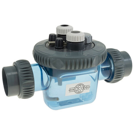 Ccei – Chambre de mesure et d'injection Zelia Pod – Pour régulation pH – Installation rapide jusqu'à 2 sondes et 2 injecteurs – Compatible électrolyseurs (1/7)