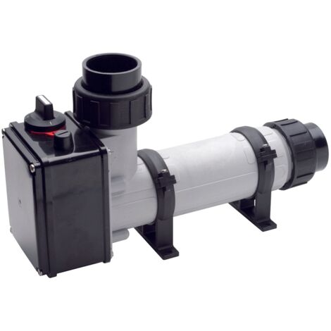 Réchauffeur électrique piscine - Pahlen Aqua Compact 9 kW - Corps PVC renforcé, Ø50 mm