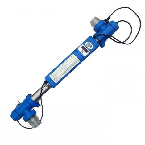 Blue Lagoon Stérilisateur UV-C avec timer - 40W - 11 m³/h - Inox 316L - Réduction chlore 80 %
